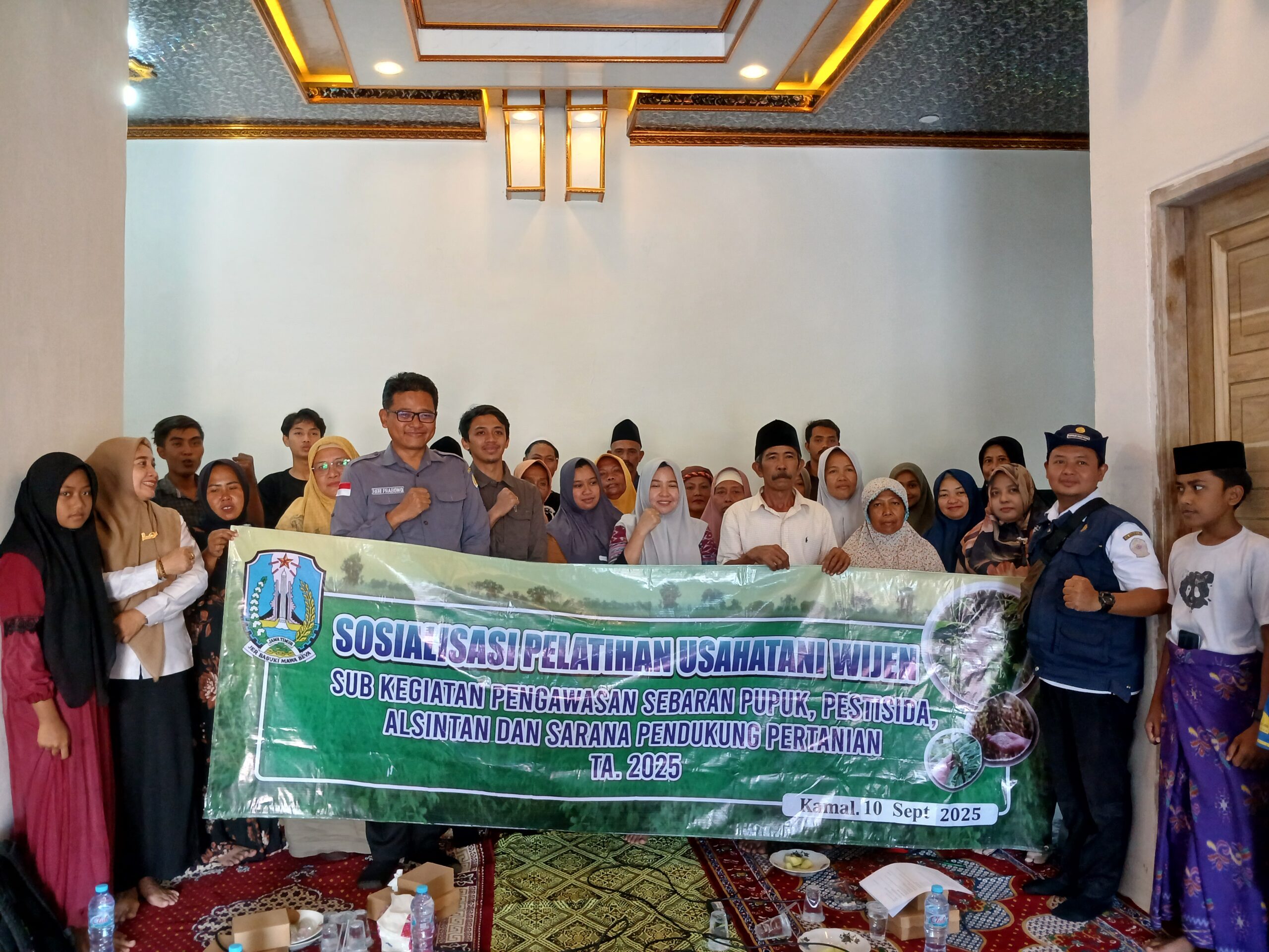 Disbun Jatim Gelar Pelatihan Usaha Tani Wijen di Bangkalan dan Sampang, Dorong Peningkatan Produksi Petani