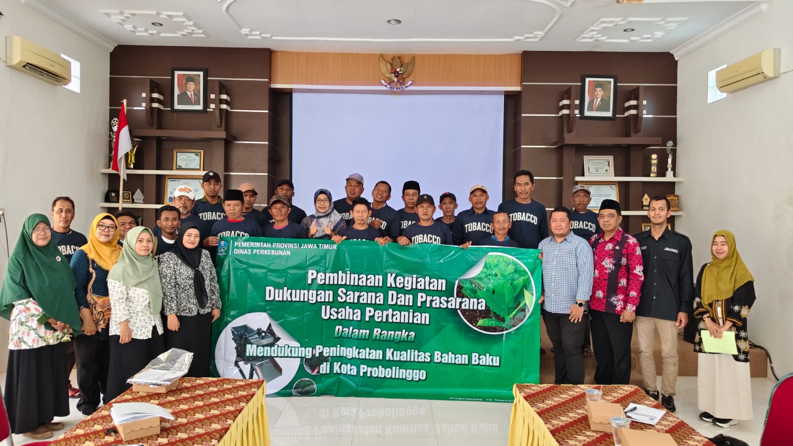 Pembinaan Petani Tembakau di Probolinggo, Disbun Jatim Tekankan Peningkatan Kualitas Bahan Baku